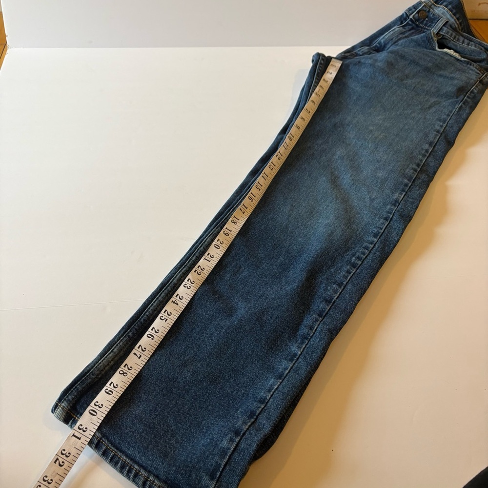 Levi's 505, Straight leg Blue Jeans Men’s Size 34x32 fit a little smaller. - Picture 10 of 15